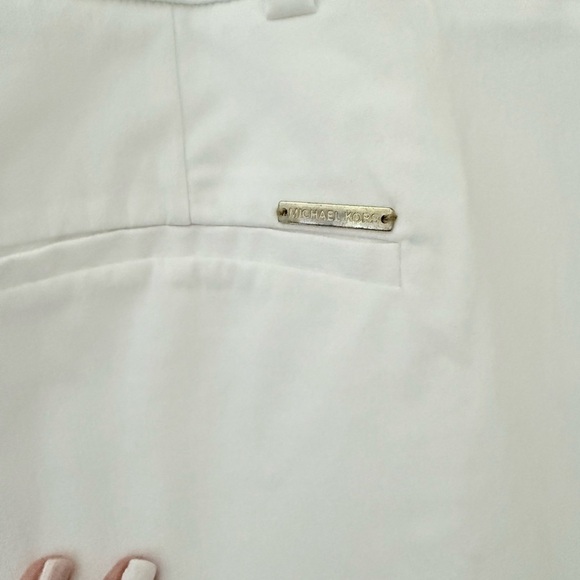 New with tags Michael Michael Kors Womens Plus Slim Fit Solid Straight Leg Pants - Picture 8 of 13